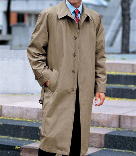 men's full length rain coats.